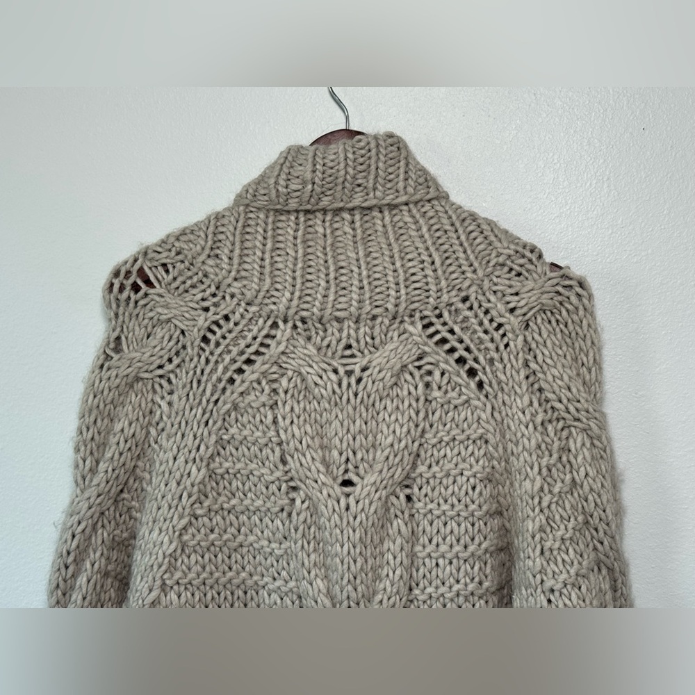 ULLA JOHNSON Alpaca Cardigan Sand
Knit Sweater Size L Aiko - Picture 13 of 15